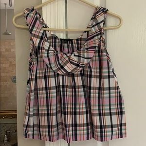 J Crew plaid top